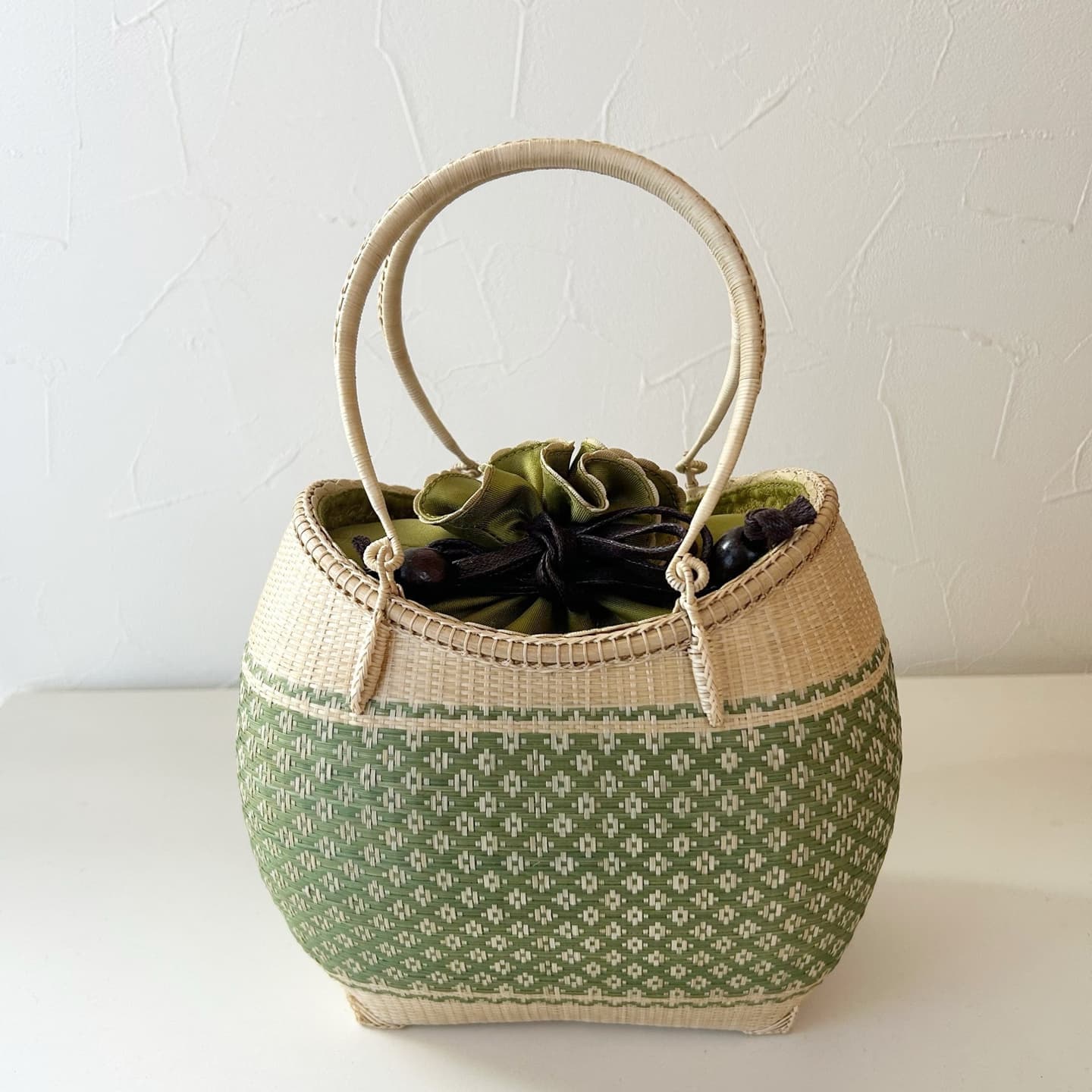 竹組籠　ピスタチオ