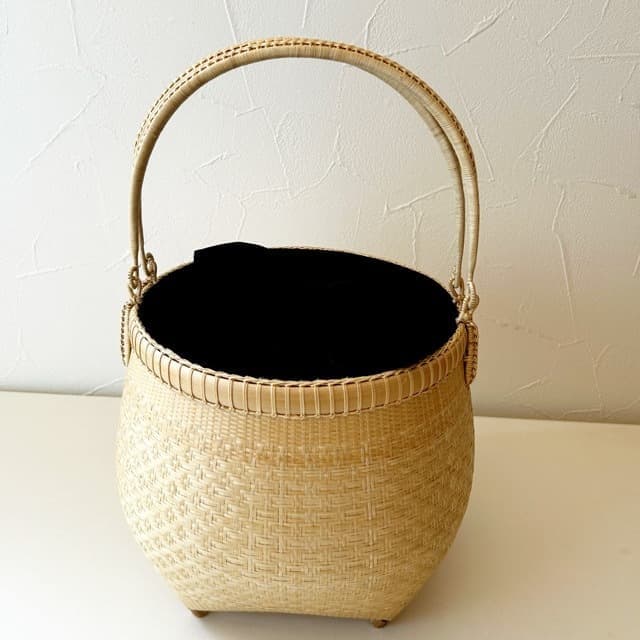 籠バック　ナチュラル